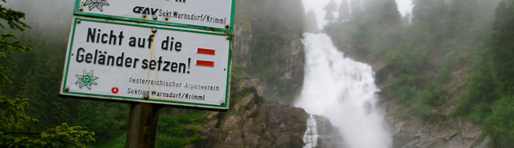 Krimml Wasserfalle, Austria
