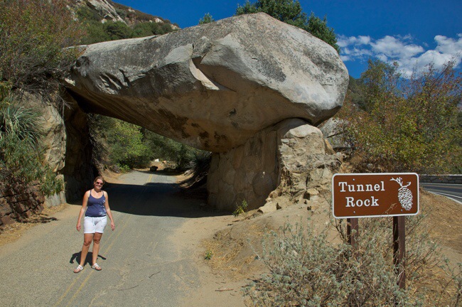 Tunnel Rock in Sequoia National Park