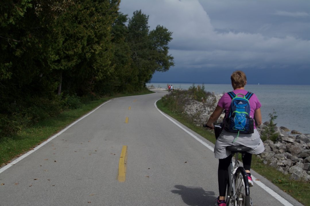 Biking Mackinac Island, Michigan