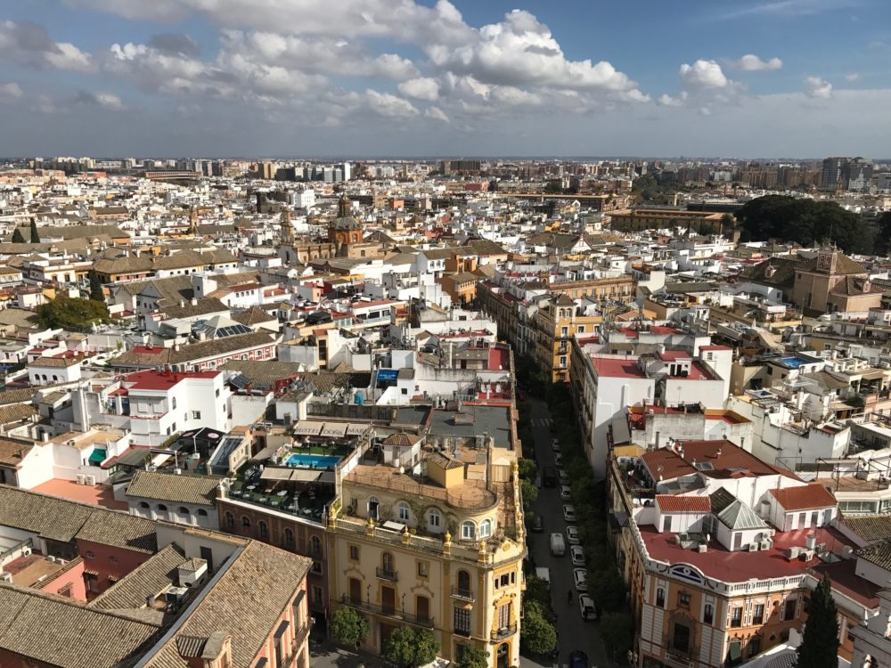 Sevilla Giralda toren uitzicht