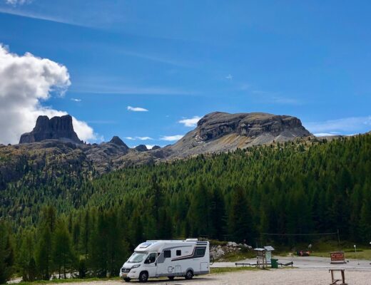 Camper Dolomites Italy