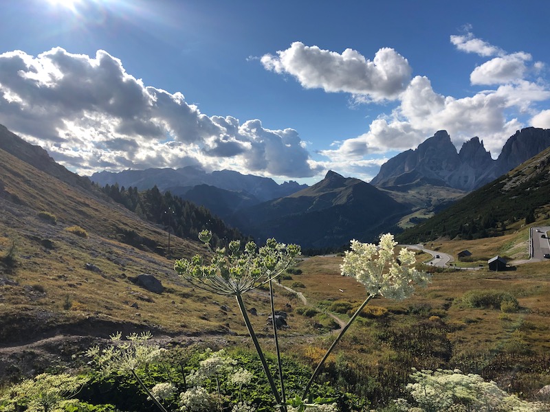 Pordoi Pass Dolomites Italy